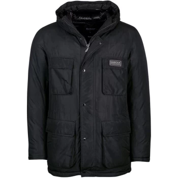 Image of Barbour International Transmisson Arden Quilted Jacket - Black