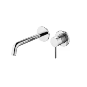 Image of Wall Mounted Chrome Basin Mixer Tap - Empire