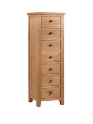 Image of Julian Bowen Marlborough Ready Assembled 7 Drawer Chest