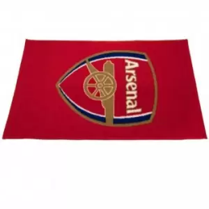 image of Arsenal FC Rug (One Size) (Red) - Red