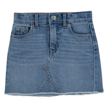 Image of Levis 3E4890-L4A Girls Childrens Skirt in Blue - Sizes 5 years,6 years
