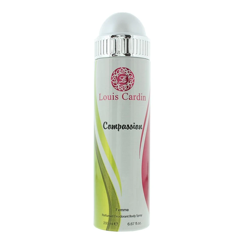 Image of Louis Cardin Womens Compassion Deodorant Spray 200ml in Grey Grey Female