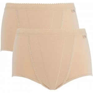 image of Sloggi Sloggi Control maxi 2 pack - Nude