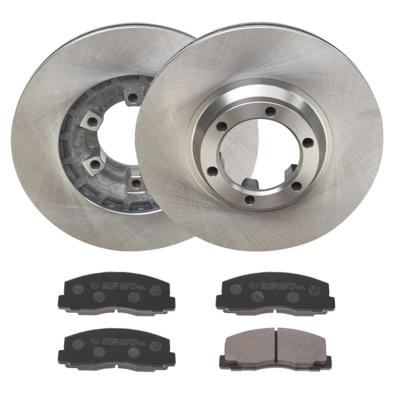 Image of RIDEX 3405B1998 Brake disc and pads set Front Axle, Brake Disc Type: Vented Brake Set,disc brakes (3405)