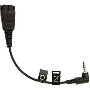 image of Jabra Dect cellular Bottom Cord QD to 2.5mm Jack