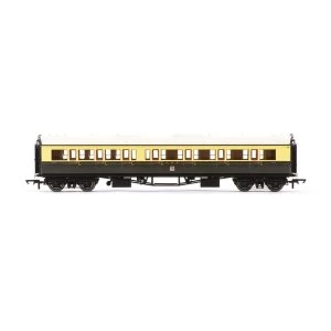 Image of Hornby GWR Collett 'Bow Ended' Corridor Composite (R/H) 6527 Era 3 Model Train
