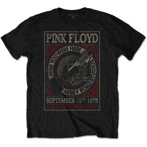 Image of Pink Floyd - WYWH Abbey Road Studios Unisex Small T-Shirt - Black