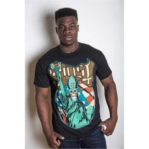 Image of Ghost - Statue of Liberty Unisex Medium T-Shirt - Black