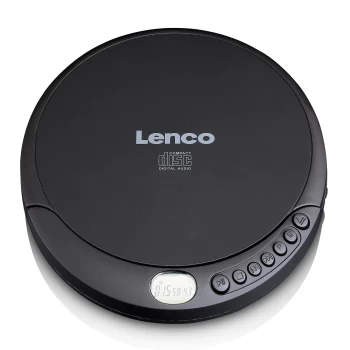 image of Lenco CD-010 Portable CD Player - Black