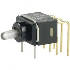 Image of Toggle switch 28 V DCAC 0.1 A 2 x OnOn NKK Switches