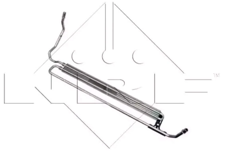 Image of NRF 31253 Oil Cooler Aluminium Oil Cooler,engine oil (469)