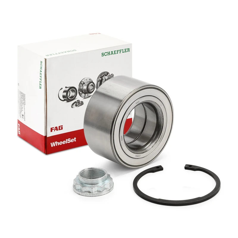 Image of FAG 713 6495 80 Wheel bearing kit Photo corresponds to scope of supply, with ABS sensor ring Wheel Bearing Kit (654)