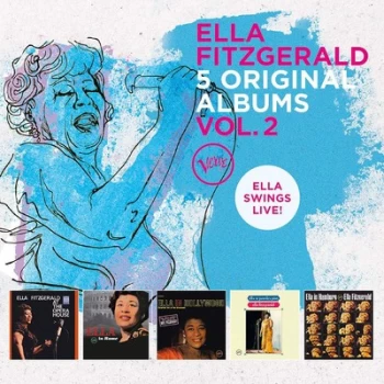 Image of 5 Original Albums Ella Swings Live - Volume 2 by Ella Fitzgerald CD Album