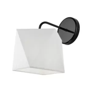 Image of Netlighting Carla Wall Lamp, Fabric Shade White, 1x E27