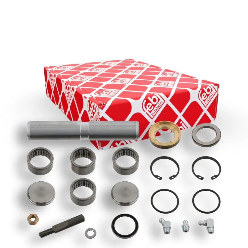 Image of FEBI BILSTEIN 02170 Repair Kit, stub axle pin Front Axle Right NBR (nitrile butadiene rubber) Repair Kit,stub axle pin (652)
