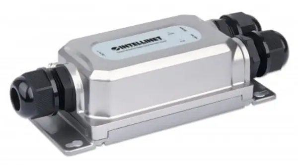 Image of Intellinet Intellinet Outdoor Vandalproof Gigabit High-Power PoE+ Injector One 30 W Port IEEE 802.3at/af Compliant IP67 Waterproof IK10 Vandal-proof M