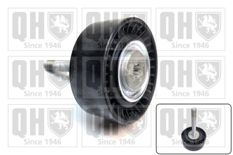 Image of QUINTON HAZELL Deflection / guide pulley, V-ribbed belt QUINTON HAZELL QTA1459
