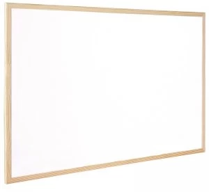 image of Qconnect Whiteboard Woodframe 40x30cm