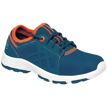 Image of Regatta Marine Sport Trainers Black Lime Green Blue boys's Childrens Trainers in Blue,3,11,12,13