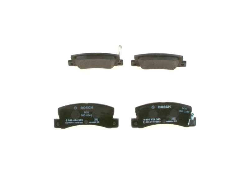 Image of Brake pad set Bosch 0 986 424 383