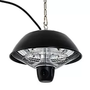 Image of OutSunny Outdoor Heater 212 x 255 x 255mm Black