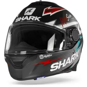Image of Shark Spartan 1.2 Adrian Parassol Mat Black Silver Red L
