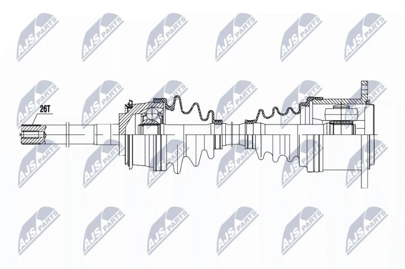 Image of NTY Drive shaft NTY NPW-TY-083