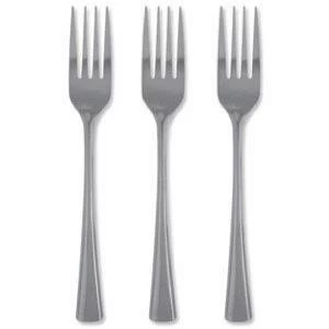 image of 12 x Stainless Steel Cutlery Forks Tough, stain resistant and