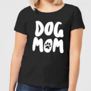 Image of Dog Mom Womens T-Shirt - Black - 3XL