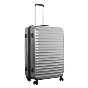 image of Linea Skye 4 Wheel Silver Suitcase