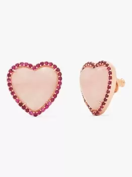 image of Kate Spade Heart Of Hearts Stud Earrings, Multi, One Size