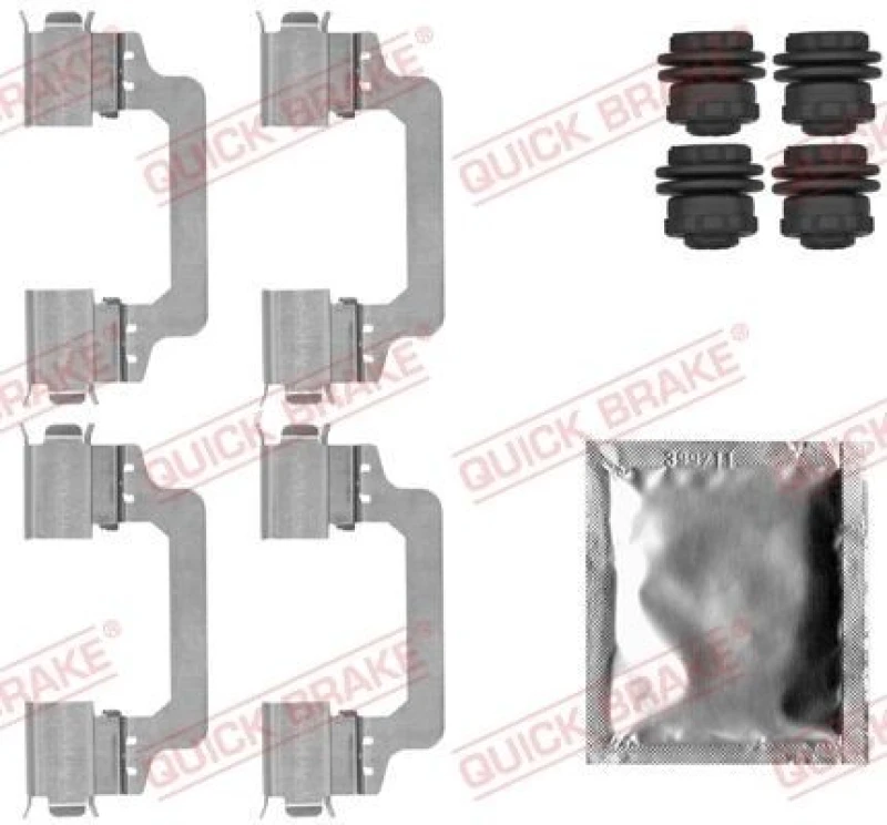 Image of QUICK BRAKE Brake pad fitting kit QUICK BRAKE 109-1821