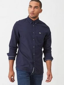 Lacoste Sportswear Oxford Shirt - Navy