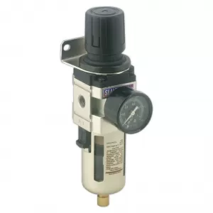 Image of Genuine SEALEY SA106FR Air Filter/Regulator Max Airflow 70cfm