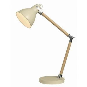 image of The Lighting and Interiors Group Drake Desk Lamp - Cream