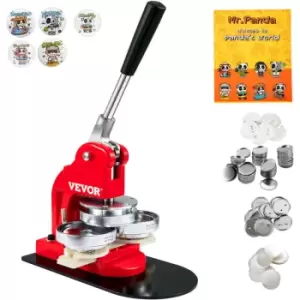 Image of Button Maker Machine Badge Pin Machine 3' 75MM 500 Free Parts Press Kit - Vevor