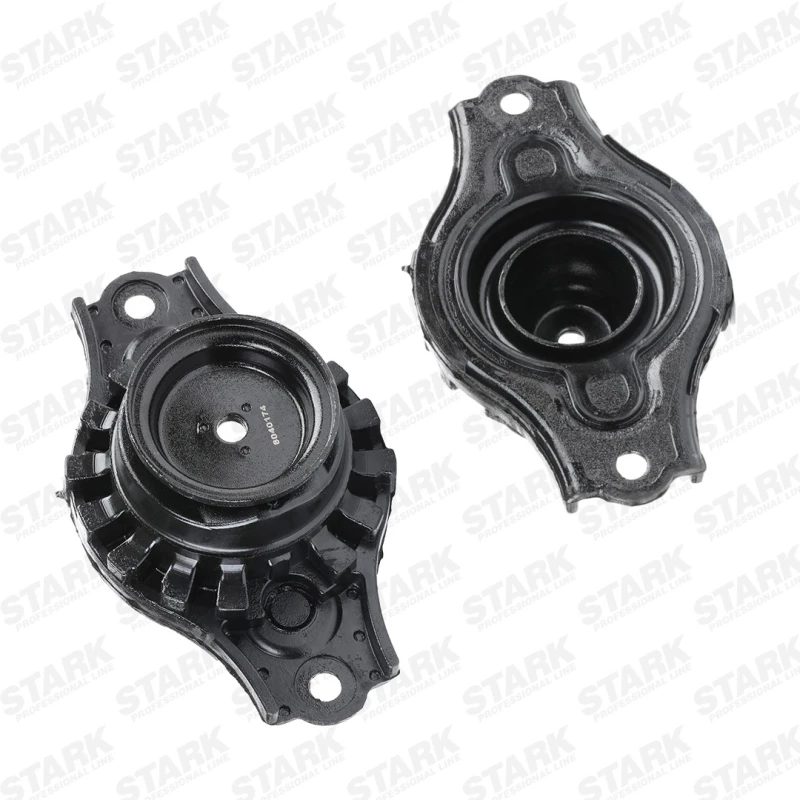 Image of STARK SKSS-0670905 Top strut mount Rear Axle both sides, without bearing Suspension Strut Support Bearing (1180)