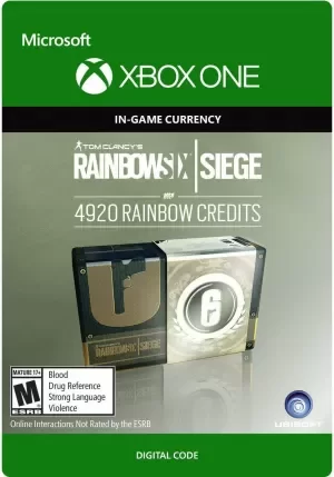 image of Rainbow Six Siege 4920 Credits Xbox One