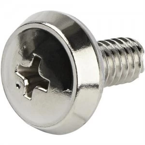 Image of StarTech.com 12-24 Server Rack Screws - 50 pack - Nickel-Plated