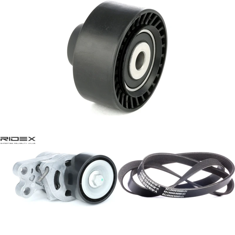 Image of RIDEX 542R0086 V-ribbed belt set V-Ribbed Belt Set (542)