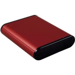 image of Hammond Electronics 1455B802RD 1455B802RD Treaded casing 80 x 71.7 x 19 Aluminium Red