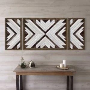 Image of TAH037 Multicolor Decorative MDF Painting (3 Pieces)