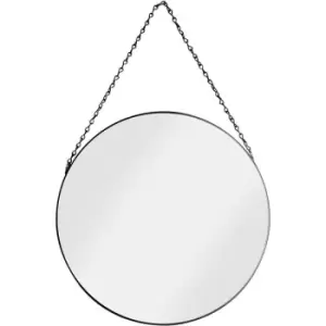 image of Black Metal Frame Mirror - Croydex