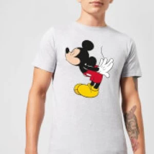 Disney Mickey Mouse Mickey Split Kiss T-Shirt - Grey - M