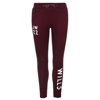 image of Jack Wills Locked Slim Joggers - Damson