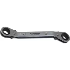 image of 1/2"X9/16" Offset Ratchet Ring Spanner