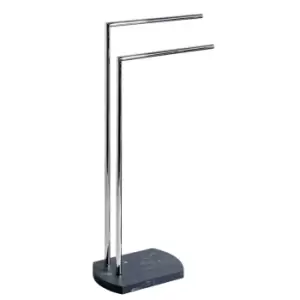 Image of Showerdrape Octavia Towel Stand - Grey