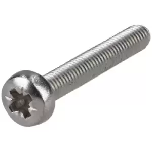 image of R-TECH 337091 Pozi Pan Head A2 Stainless Steel Screws M3 20mm - Pa...