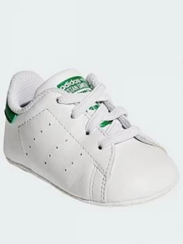 Image of Adidas Originals Stan Smith Toddler Trainers - White/Green