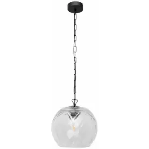 Image of Helam Lighting - Helam Marilla Dome Pendant Ceiling Light Transparent 25cm
